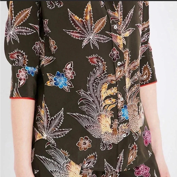 Sandro Paris silk blouse size 3 - Picture 3 of 11